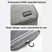 For Dyson Baona BN-DS002 Large Capacity Portable Handheld Hair Dryer Storage Bag with Hook(Black)