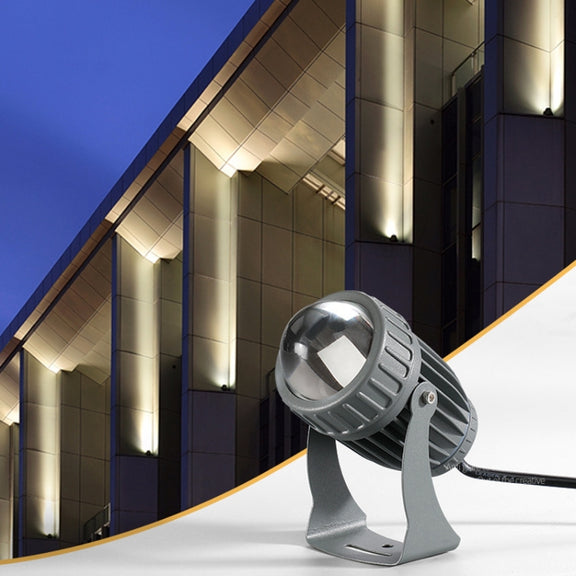 10W One Beam LED Spotlight Outdoor Water-resistant Lighting Pillar Wall Light Remote Landscape Lamp, Color: Choose 1 of 3 Colors