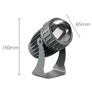 10W One Beam LED Spotlight Outdoor Water-resistant Lighting Pillar Wall Light Remote Landscape Lamp, Color: Choose 1 of 3 Colors