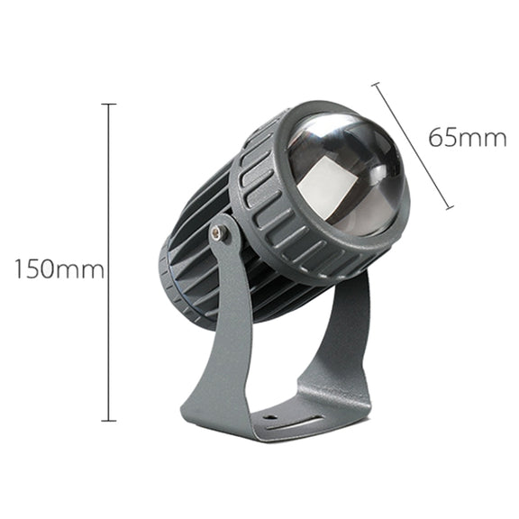 10W One Beam LED Spotlight Outdoor Water-resistant Lighting Pillar Wall Light Remote Landscape Lamp, Color: Choose 1 of 3 Colors