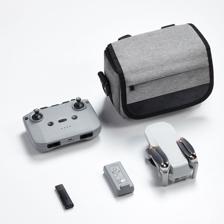 For DJI Mini 4 Pro Baona BN-H016 Portable Waterproof Crossbody Drones Storage Bag(Grey) - free shipping - PMC TechLife - Order now!