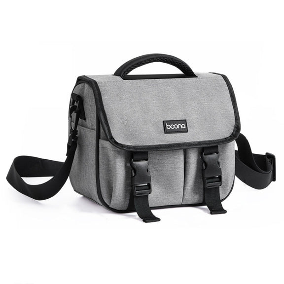 Baona BN-H017 Photography SLR / Micro Single Cross-Body Camera Storage Bag, Color: S Gray