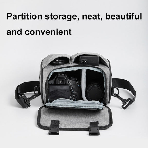 Baona BN-H017 Photography SLR / Micro Single Cross-Body Camera Storage Bag, Color: M Black