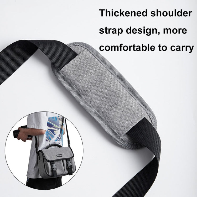 Baona BN-H017 Photography SLR / Micro Single Cross-Body Camera Storage Bag, Color: M Black