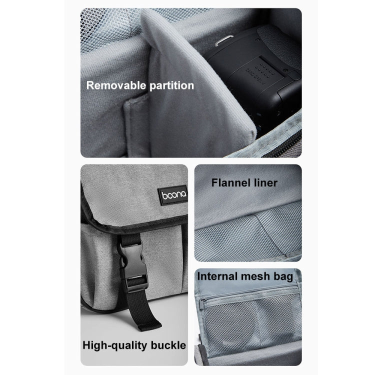 Baona BN-H017 Photography SLR / Micro Single Cross-Body Camera Storage Bag, Color: M Black