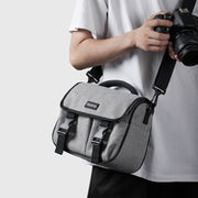 Baona BN-H017 Photography SLR / Micro Single Cross-Body Camera Storage Bag, Color: S Gray