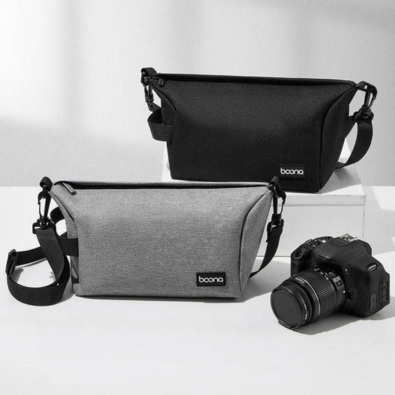 Baona BN-H012 Multifunctional Outdoor Crossbody Digital Camera Bag Lens Protection Bag(Black)