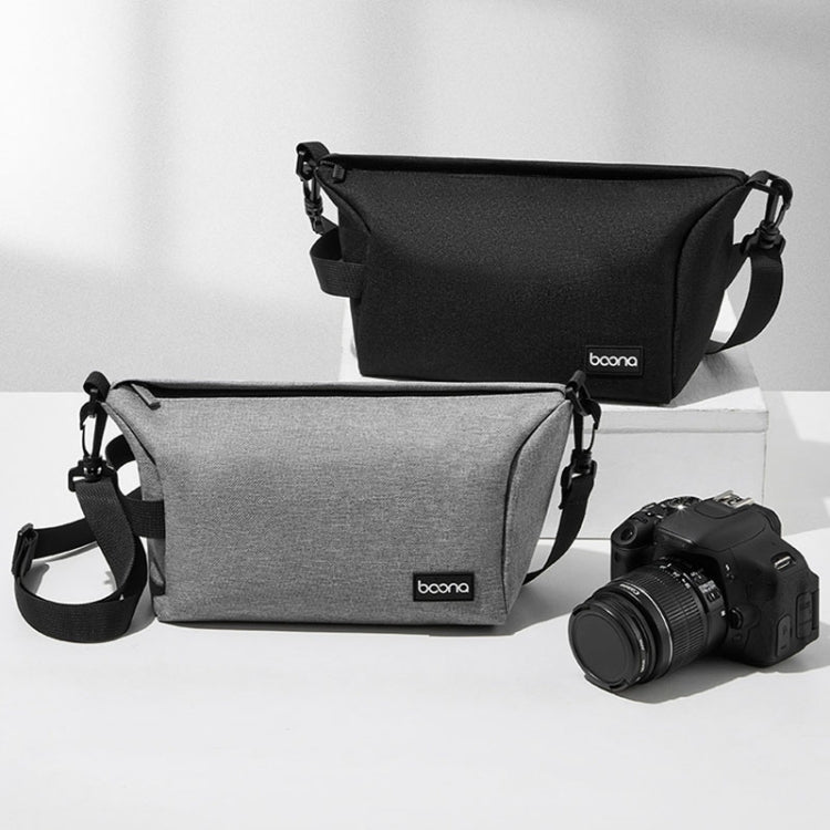 Baona BN-H012 Multifunctional Outdoor Crossbody Digital Camera Bag Lens Protection Bag(Grey)