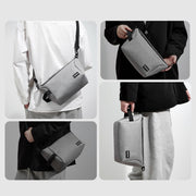 Baona BN-H012 Multifunctional Outdoor Crossbody Digital Camera Bag Lens Protection Bag(Grey)