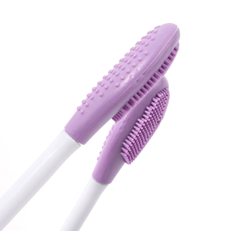 2pcs Dual Head Silicone Face Mask Brush Face Cleansing Massage Brush Mud Mask Applicator(Purple) - free shipping - PMC TechLife - Order now!