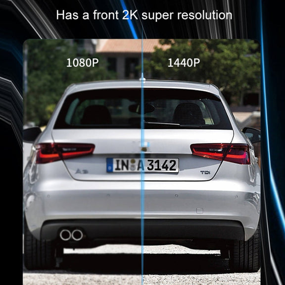 WIFI Mobile Phone 2K Ultra-Clear 360-Degree Rotating Driving Recorder, Version: USB Short Line(No TF Card)