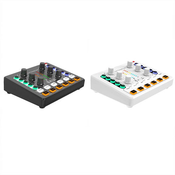 M8 Recording And Singing Live Bluetooth Sound Card Set, Color: Black+Black Cantilever