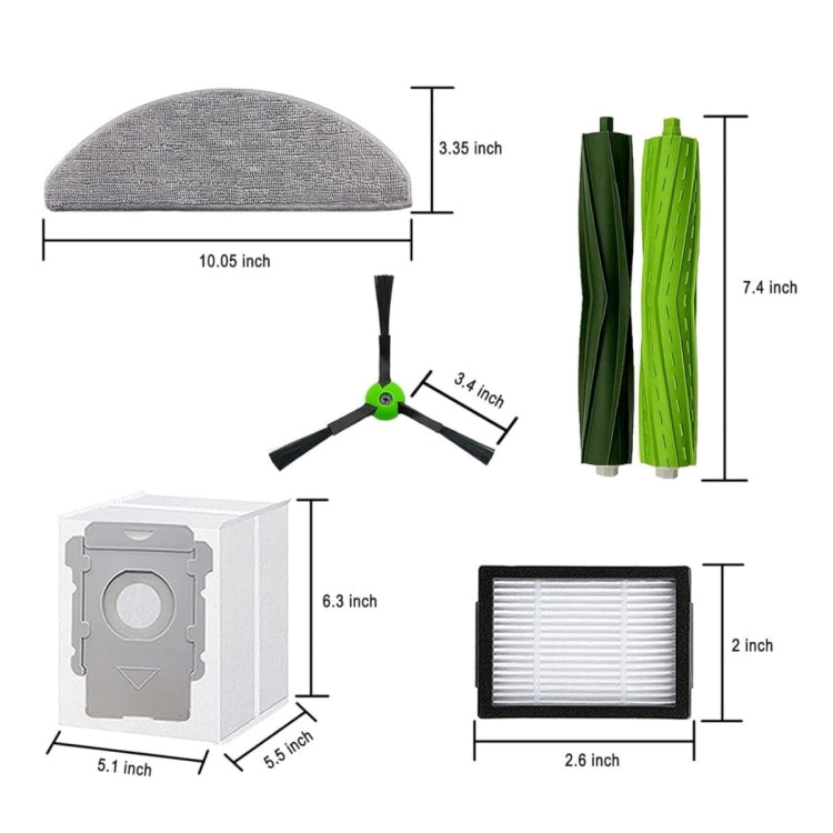 For iRobot Roomba Combo i5 / i5+ / j5 / j5+ Robot Vacuum And Mop Replacement Parts Main Brush