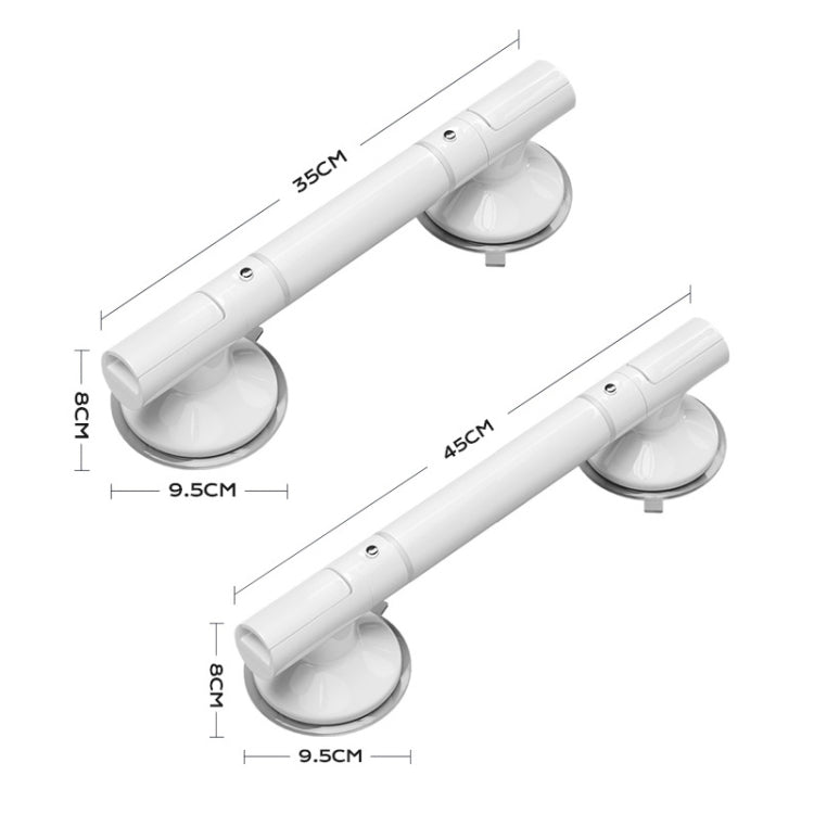 Heavy Duty Separate Design Shower Handles for Elderly with Luminous 45cm Suction Cup - Others by PMc TechLife | Online Shopping South Africa | PMc TechLife | Buy Now Pay Later Mobicred