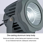 LED Flood Light COB Outdoor Water-resistant Spotlight Billboard Lights Garden Lamp, Color: 5W 2 Color Select 1
