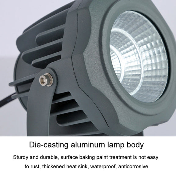 LED Flood Light COB Outdoor Water-resistant Spotlight Billboard Lights Garden Lamp, Color: 5W 2 Color Select 1