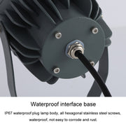 LED Flood Light COB Outdoor Water-resistant Spotlight Billboard Lights Garden Lamp, Color: 5W 2 Color Select 1