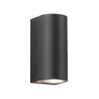 LED Outdoor Wall Lights Waterproof Exterior Villa Door Patio Lights Background Glow Spotlights, Style: 2-head Round With GU10 Bulb(Warm White) - Floodlights by PMc TechLife | Online Shopping South Africa | PMc TechLife | Buy Now Pay Later Mobicred