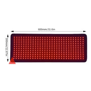 360 LED Beads Red Light Physical Therapy Waist Pad Infrared Fitness Light Therapy Pad UK Plug