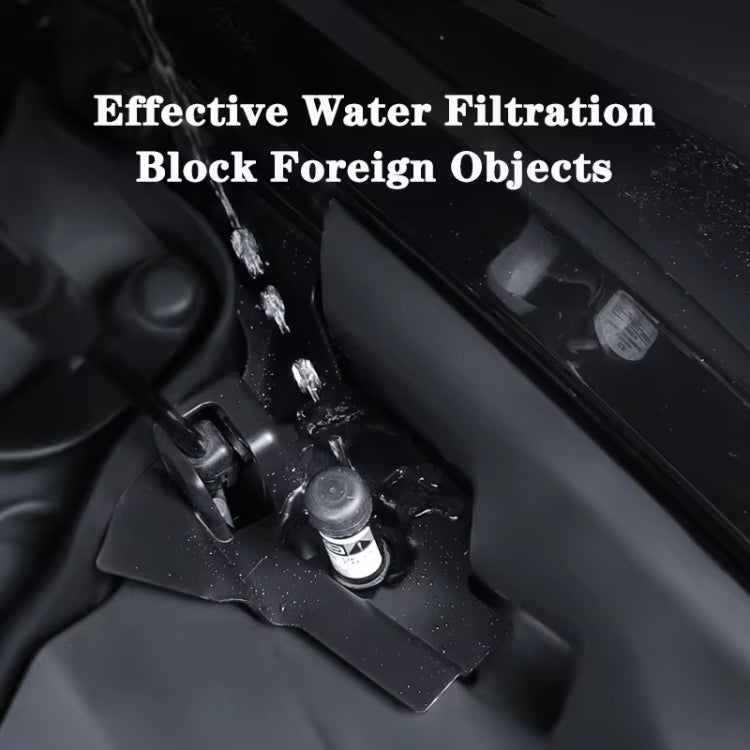 For 2024 Tesla Model 3 Left-hand Drive Front Hood With Full Anti-Blocking Water Channel(2pcs /Set) - Others by PMC TechLife | Online Shopping South Africa | PMC TechLife | Buy Now Pay Later Mobicred