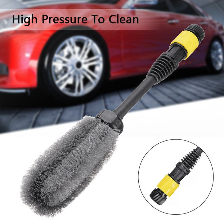 Wheel Hub Brush High Pressure Water-through Soft Bristle Cleaning Brush(40x6x6cm) - Car washing supplies by PMC TechLife | Online Shopping South Africa | PMC TechLife | Buy Now Pay Later Mobicred