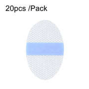 20pcs /Pack Oval Large PU Film Silicone Gel Water-resistant Breathable Ear Patch
