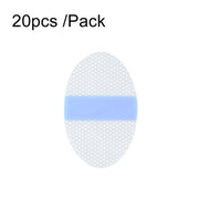 20pcs /Pack Oval Small PU Film Silicone Gel Water-resistant Breathable Ear Patch