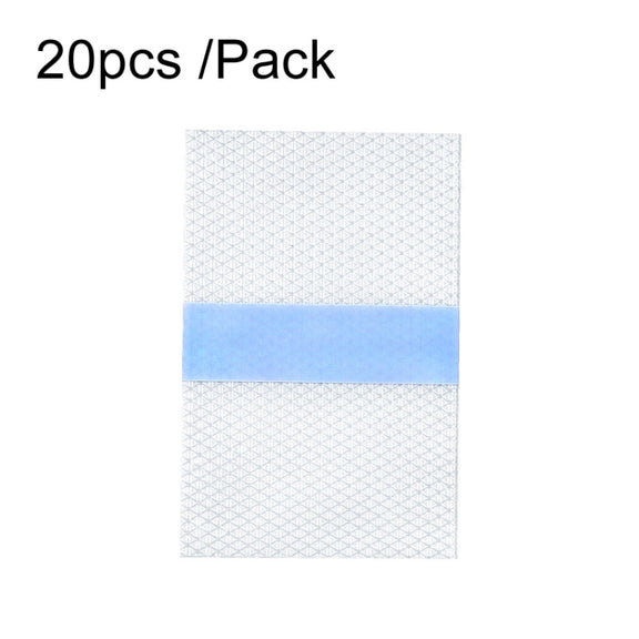 20pcs /Pack Square PU Film Silicone Gel Water-resistant Breathable Ear Patch