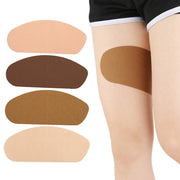 10pcs /Pack Invisible Thigh Stickers Sweat-proof and Friction-proof Thigh Pressure Relief Patches, Color: Brown Stretch Fabric