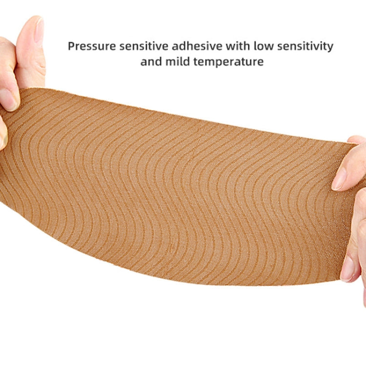 10pcs /Pack Invisible Thigh Stickers Sweat-proof and Friction-proof Thigh Pressure Relief Patches, Color: Brown Stretch Fabric