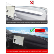 For 2024 Tesla Model 3 Rearwindow Car Suede Light-Proof Pad
