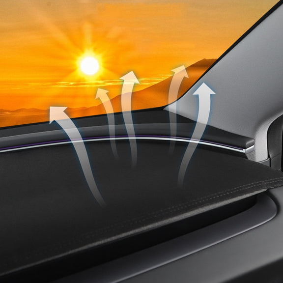 For 2024 Tesla Model 3 Rearwindow Car Suede Light-Proof Pad