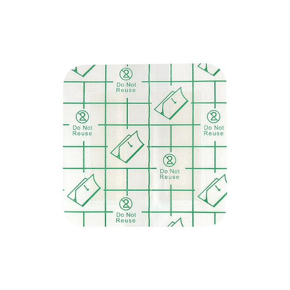 7.5x7.5cm Square Hydrocolloid Dressing Tape Heel Self-Adhesive Blister Patch