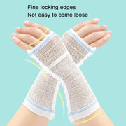 PICC Mesh Bandage Cover IOL Placement Fixation Nursing Isolation Mesh, Color: Red Edge M For 9-17.5kg