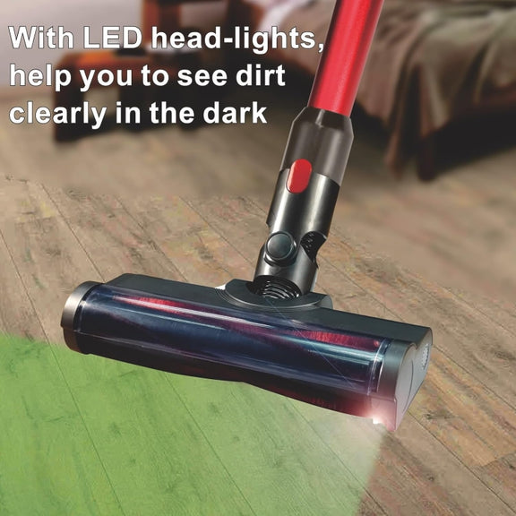 For Dyson V7 / V8 / V10 / V11 Vacuum Cleaner Floor Brush Head with Green LED Light