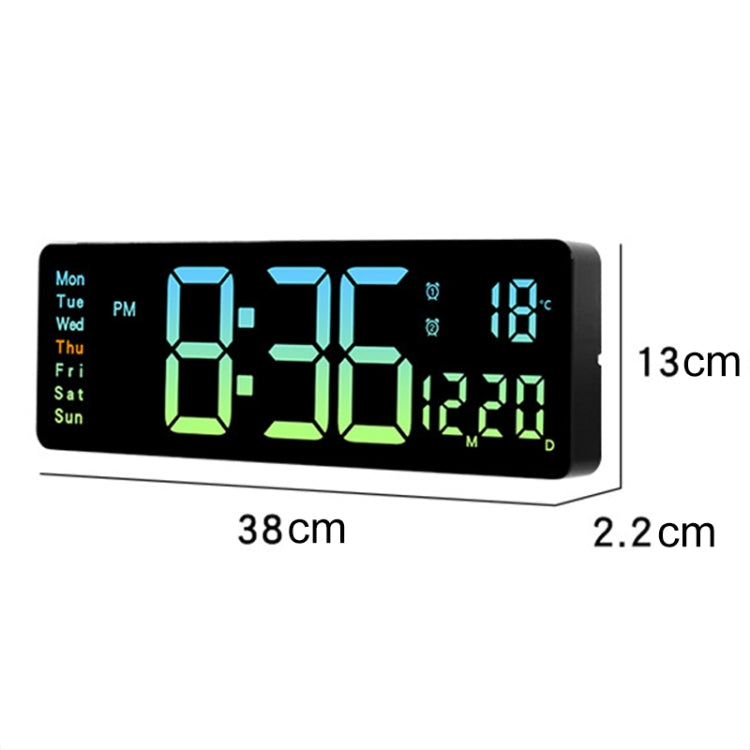 5526 LED Digital Display Electronic Wall Clock Multifunctional Countdown Alarm Clock(A Pink) - Wall Clock by PMc TechLife | Online Shopping South Africa | PMc TechLife | Buy Now Pay Later Mobicred