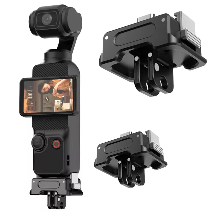 For DJI OSMO Pocket 3 Camera Charging Base Quick Release Mount Adapter With 1/4 Inch Hole, Spec: With Tripod - free shipping - PMC Jewellery - Order now!