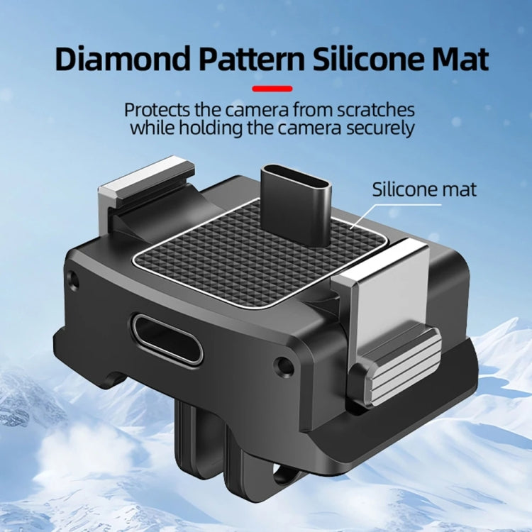 For DJI OSMO Pocket 3 Camera Charging Base Quick Release Mount Adapter With 1/4 Inch Hole, Spec: With Tripod - free shipping - PMC Jewellery - Order now!