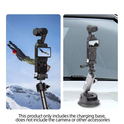 For DJI OSMO Pocket 3 Camera Charging Base Quick Release Mount Adapter With 1/4 Inch Hole, Spec: With Tripod - free shipping - PMC Jewellery - Order now!