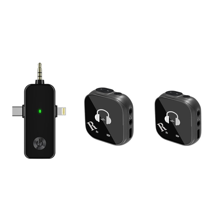 5.8G  Wireless In-ear Monitor System Support Dual-Earphone Monitoring One To Two - free shipping - PMC Jewellery - Order now!