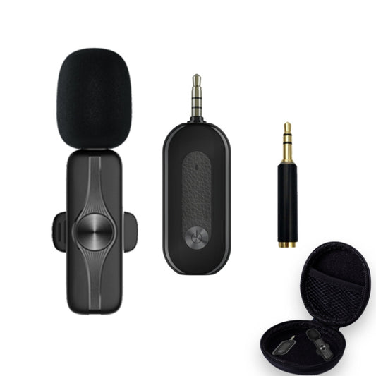 Elebest 3.5mm Wireless Lavalier Microphone Mini Clip-On Mic, Spec: One Drag One Set 1 - free shipping - PMC Jewellery - Order now!