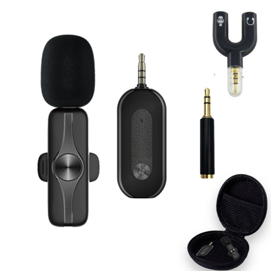 Elebest 3.5mm Wireless Lavalier Microphone Mini Clip-On Mic, Spec: One Drag One Set 2 - free shipping - PMC Jewellery - Order now!