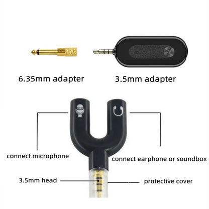 Elebest 3.5mm Wireless Lavalier Microphone Mini Clip-On Mic, Spec: One Drag One Set 2 - free shipping - PMC Jewellery - Order now!