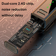 J88 Mini Intelligent Noise Reduction Wireless Collar Microphone, Spec: Type-C(Black)