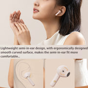 Edifier TO-U3 Plus Noise Reduction Sports Wireless Bluetooth Earphones(Pink)