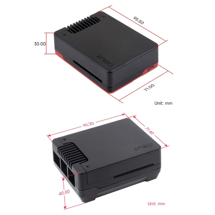 Waveshare 26587 For Raspberry Pi 5 Argon Neo Aluminum Alloy Case, Spec: M.2 Upgraded - free shipping - PMC Jewellery - Order now!