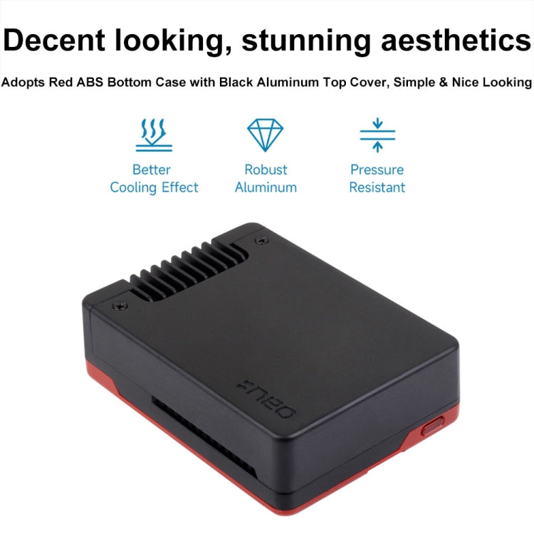 Waveshare 26587 For Raspberry Pi 5 Argon Neo Aluminum Alloy Case, Spec: Standard - free shipping - PMC Jewellery - Order now!