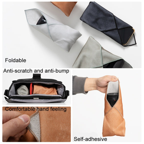 DSLR Camera Folding Cloth Photography Camera Folding Cloth Magic Protective Cloth, Color: 45x45cm Black