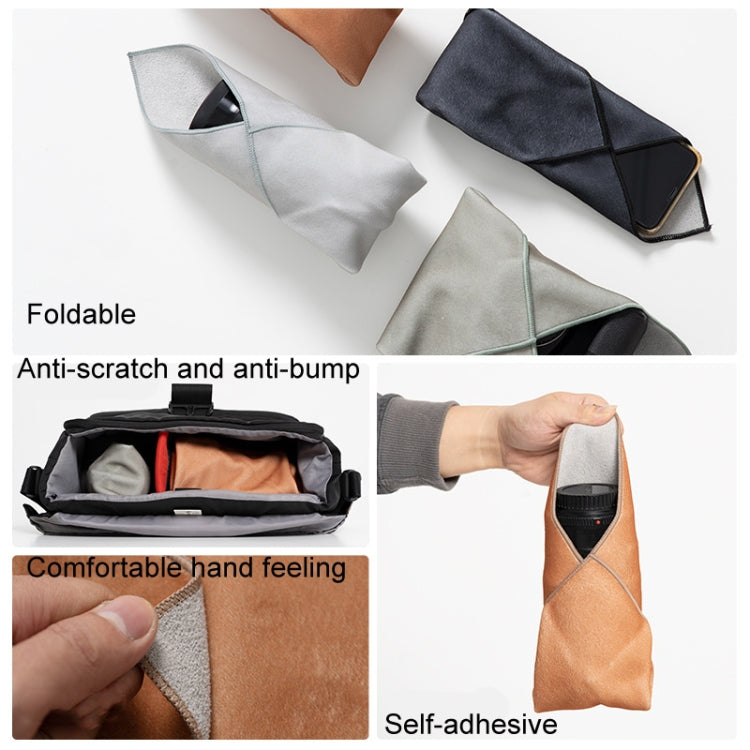 DSLR Camera Folding Cloth Photography Camera Folding Cloth Magic Protective Cloth, Color: 45x45cm Khaki