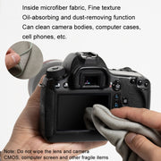DSLR Camera Folding Cloth Photography Camera Folding Cloth Magic Protective Cloth, Color: 45x45cm Light Gray